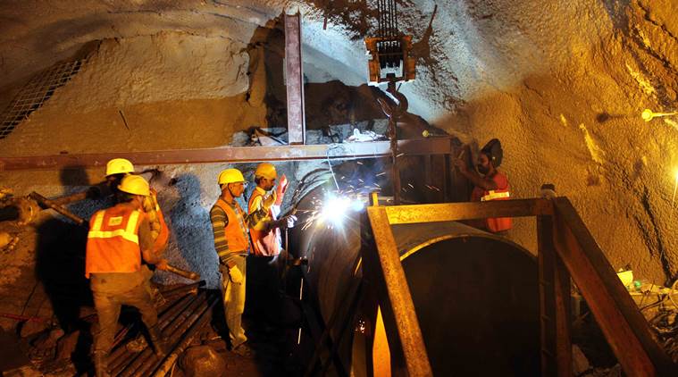 Tunnel trap, tunnel collapse, Himachal Pradesh tunnel collapse, Himachal Pradesh Tunnel trap, Himachal Pradesh, NDRF, workers trapped, Nation news, india news