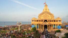 Somnath temple, somnath mandir, somnath temple function, sanskrit language, Shree Somnath Trust, PM Narendra Modi, indian express news