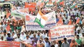 bharat bandh, bandh, strike, nationwide strike, shutdown, all india strike, trade union strike, labour law, protest, countyrywide strike,