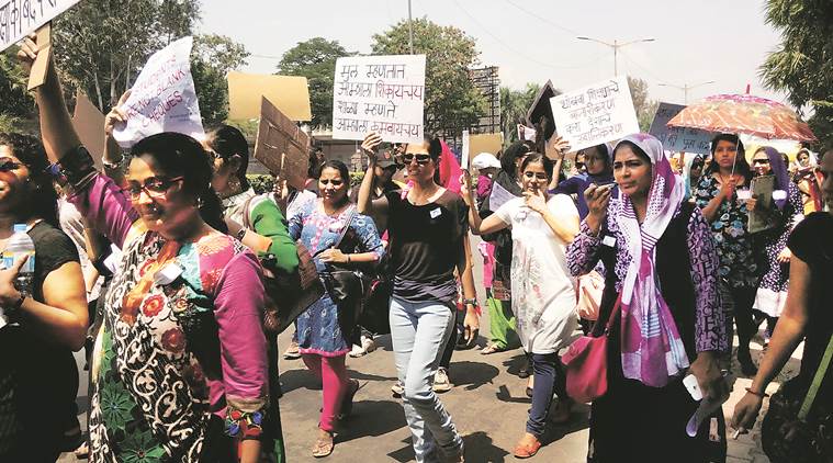 RTE admission, POPSOM, parents strike, RTE admission strike, admission strike, pune news, indian express