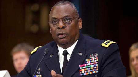 In this Sept. 16, 2015, photo, U.S. Central Command Commander Gen. Lloyd Austin III, testifies on Capitol Hill in Washington. The Obama administration is preparing a major overhaul of its failed effort to train thousands of moderate Syrian rebels to fight the Islamic State group, shifting from preparing rebels for frontline combat to a plan to embed them with established Kurdish and Arab forces in northeastern Syria, U.S. officials said. The discussion of a new approach comes a day after Austin, told Congress that the $500 million effort to train 5,000 moderate Syrian rebels in a year had yielded "four or five" new fighters after another 50 or so were captured, wounded or fled in their first encounter with extremist militants. (AP Photo/Pablo Martinez Monsivais)