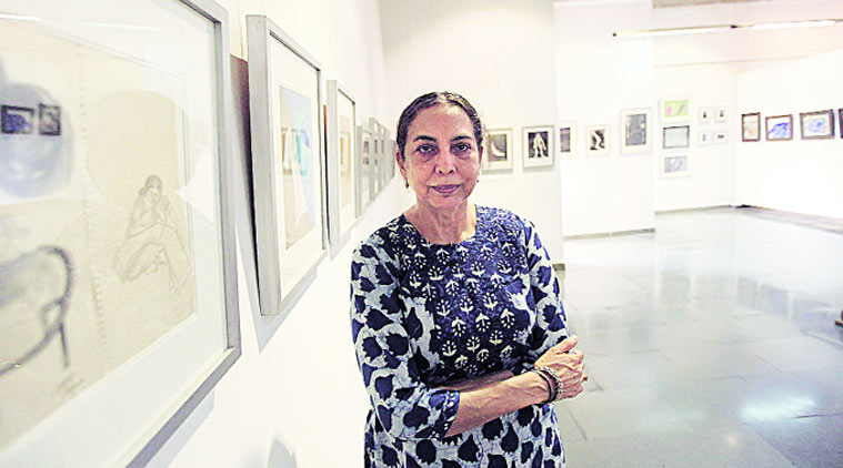 Artist Arpana Caur, Arpana Caur, Art exhibition, Crossing 60, talk news, indian express talk