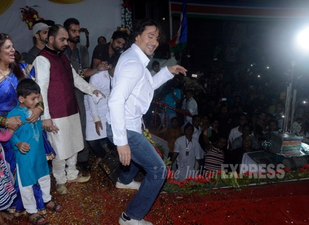 Sooraj Pancholi, Athiya Shetty, Tiger Shroff, Dahi Handi Celebrations, Akanksha Puri, Kyra Dutt, Satarupa Pyne, Avani Modi, Ruhi Singh, Kartik Aaryan, Nushrat Bharucha, Sonalli Sehgall, Ishita Sharma, Omkar Kapoor, Sunny Singh, Bollywood Dahi Handi, Dahi Handi Festival, Bollywood Dahi Handi Festival