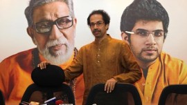 Shiv Sena, Shiv Sena and BJP, BJP vs Shiv Sena, Uddhav cartoon, Uddhav caricature, Uddhav cartoon on social media, Shiv Sena Social media, BJP social media, BMC Polls 2017, Maharashtra polls 2017, Uddhav Thackeray, latest news, politics, india news, maharashtra news