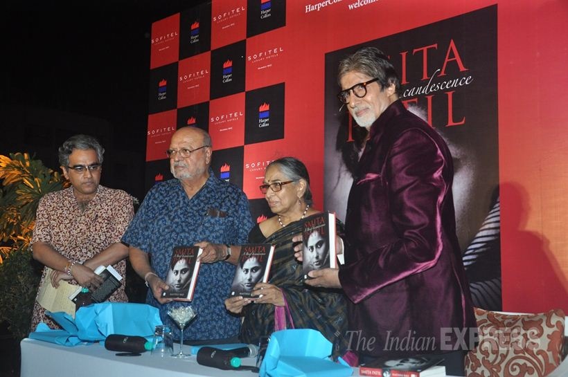 Amitabh Bachchan, Shabana Azmi, Prateik Babbar, Smita Patil, amita patil book, big b, amitabh bachchan pictures, Maithili Rao, Anita Patil Deshmukh, Adeetya Deshmukh, Prateik Babbar, Jaya Bachchan, Shyam Benegal, Sonali Kulkarni, Nandita Das, Govind Nihalani, Jabbar Patel, Mohan Agashe