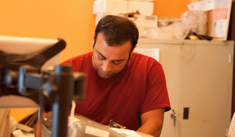 Rohit Rishi, the owner of Shah restaurant