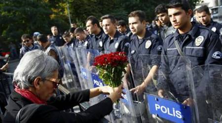 ankara, turkey, turkey twin blast, ankara blast, ankara rally blast, turkey rally blast, Turkey blast protest, Turkish police, pro-Kurdish rally blast, turkey news, world news, latest news