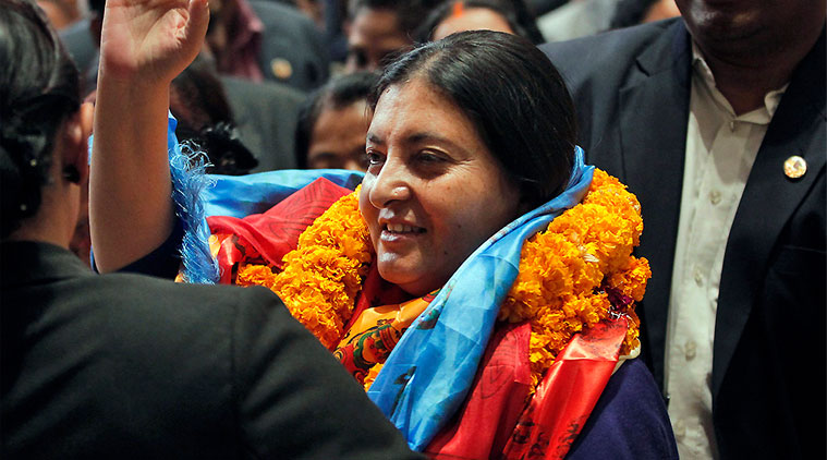 Bidhya Devi Bhandari, nepal president, Nepal-Unified Marxist Leninist, Madan Bhandari, Bidhya Devi, Nepal president Bidhya Devi Bhandari, ie editorial, the indian express