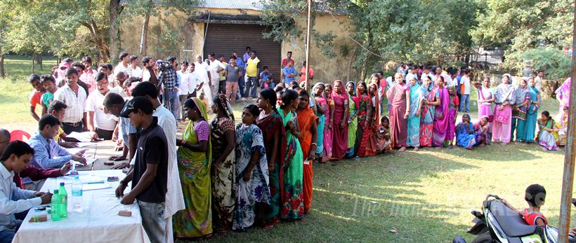 bihar elections, Bihar Polls, Bihar polls Phase 2, bihar elections 2015, bihar election 2015, bihar polls photos, Bihar Election Phase 2, Kaimur Election Photos, Rohtas Election Photos, Arwal Election Photos, Jehanabad Election Photos, Aurangabad Election Photos, Gaya Election Photos