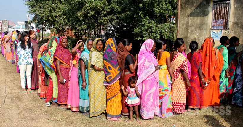 bihar elections, Bihar Polls, Bihar polls Phase 2, bihar elections 2015, bihar election 2015, bihar polls photos, Bihar Election Phase 2, Kaimur Election Photos, Rohtas Election Photos, Arwal Election Photos, Jehanabad Election Photos, Aurangabad Election Photos, Gaya Election Photos