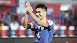 Sunil Chhetri, Sunil Chhetri hat-trick, Sunil Chhetri ISL hat-trick, Mumbai City vs NorthEast United, ISL, Indian Super League, ISL 2015, indian Super League 2015, ISL 2, Mumbai vs NorthEast United, NorthEast United vs Mumbai, Mumbai City FC, NorthEast United, football news, isl news, football