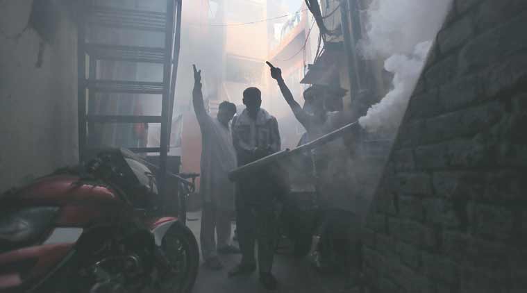 dengue, delhi dengue, dengue cases, dengue deaths, dengue fogging drive, Anti dengue fogging drive, CSE, CSE dengue drive, dengue latest news, delhi latest news