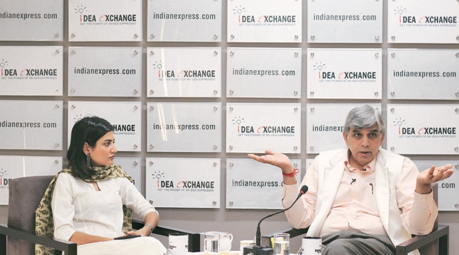 Dinesh Singh, Idea Exchange, DU vice chancellor, FYUP, ISRO, OBC, DU VC Dinesh, Former VC Dinesh Singh, Dinesh Singh Idea Exchange, The Indian Express