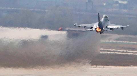 Bahrain F-16 jet crashes due to ‘technical error’ in Saudi near Yemen border: coalition