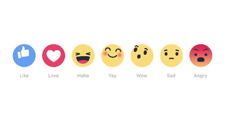 Facebook Launches New Reactions But There Is No Dislike Button In The List Technology News The Indian Express