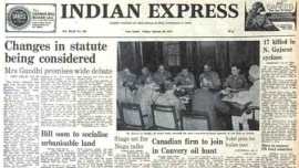 Indira Gandhi, Congress, Rajkot Municipal Corporation, Eugene Montale, Nobel prize, ieeditorial, the indian express