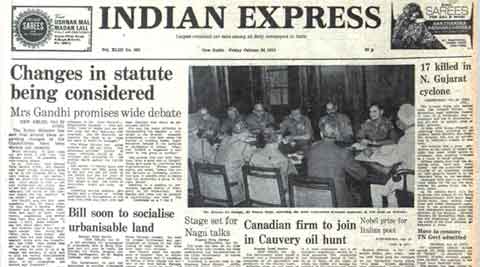 Indira Gandhi, Congress, Rajkot Municipal Corporation, Eugene Montale, Nobel prize, ieeditorial, the indian express