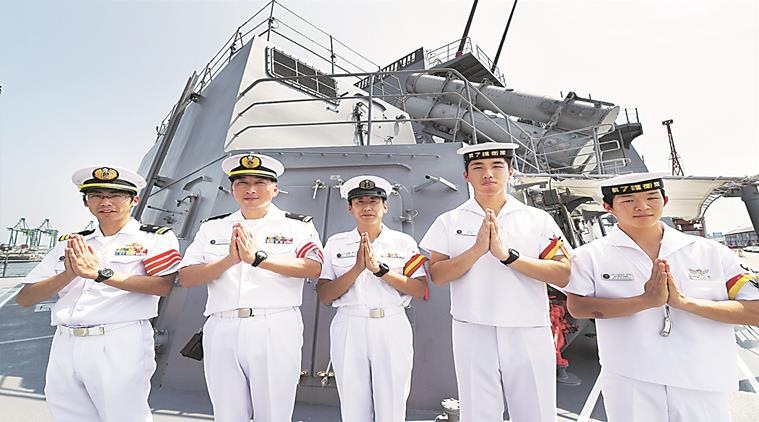  india, japan, US, india japan US ties, indo japan US naval ties, japan self defence, narendra modi, UPA govt, India latest news