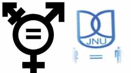 JNU, sexual harassment, sexual harassment panel, alternative gender logo, gender logo, JNU, GSCASH, multi gender logo, delhi news