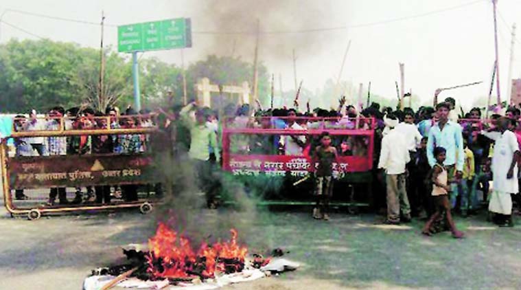 cow slaughter, Mainpuri,cow slaughter rumour, cow slaughter Mainpuri, cow slaughter violence, rumours violence, Nation news, india news