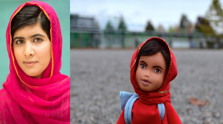 Pakistani activist Malala Yousafzai's doll by Wendy Tsao/ Source: wendytsao.com