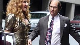 Matthew McConaughey, Matthew McConaughey Gold Movie, Matthew McConaughey Bald Patch, Matthew McConaughey Grey Suit, Matthew McConaughey Balding Head, Matthew McConaughey Beaky Nose, Matthew McConaughey Protruding Teeth, Matthew McConaughey Prosthetic Belly, Matthew McConaughey Brown Shoes, Entertainment news