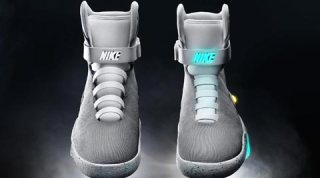 Nike Mag, Nike Back to the Future Shoes, Back to the Future Day, Nike Mag power-laces, Nike power-lace shoes, Nike power shoes, shoes, technology, technology news