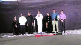 Pakistani theatre group, theatre act, Shiv Sena, MCG, Baanj, delhi news, ncr news, indian express