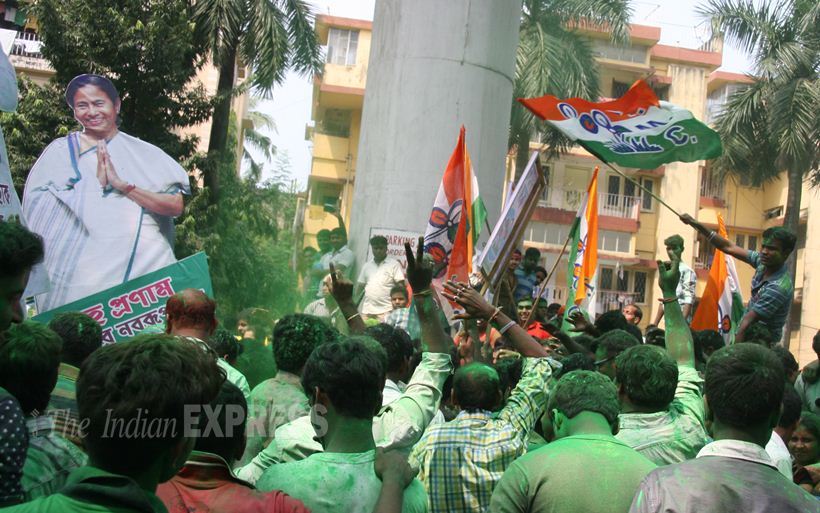 Trinamool Congress, TMC, TMC Clean Sweep, Trinamool Congress Clean Sweep, Mamta Banerjee, Bengal elections, Bengal Election Results, Bengal Polls results, Bengal polls live Result, Bengal Civic Polls, Bengal Civic Polls Results, Bengal Election Results Live, Bengal election Results indian Express, Bengal News, India News