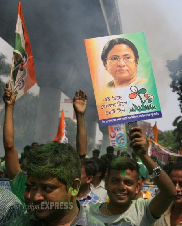 Trinamool Congress, TMC, TMC Clean Sweep, Trinamool Congress Clean Sweep, Mamta Banerjee, Bengal elections, Bengal Election Results, Bengal Polls results, Bengal polls live Result, Bengal Civic Polls, Bengal Civic Polls Results, Bengal Election Results Live, Bengal election Results indian Express, Bengal News, India News