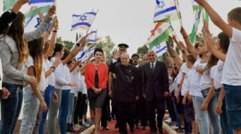 Pranab Mukherjee, Pranab Mukherjee Israel, Pranab Mukherjee Visit Israel, President Pranab Mukherjee, Benjamin Netanyahu, israel, Israel Palestinian Violence, Mukherjee in Israel, Mukherjee Israel Pics, Mukherjee israel Pictures, Mukherjee Isarel Photos, Indian Express