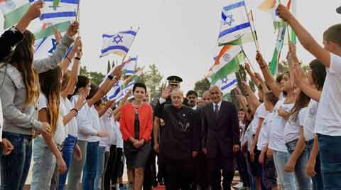 Pranab Mukherjee, Israel, Pranab Mukherjee Israel visit, Narendra Modi, Modi Tel Aviv visit, UNHRC, narendra modi's vists, iecolumnist, Nicolas Blarel, the indian express