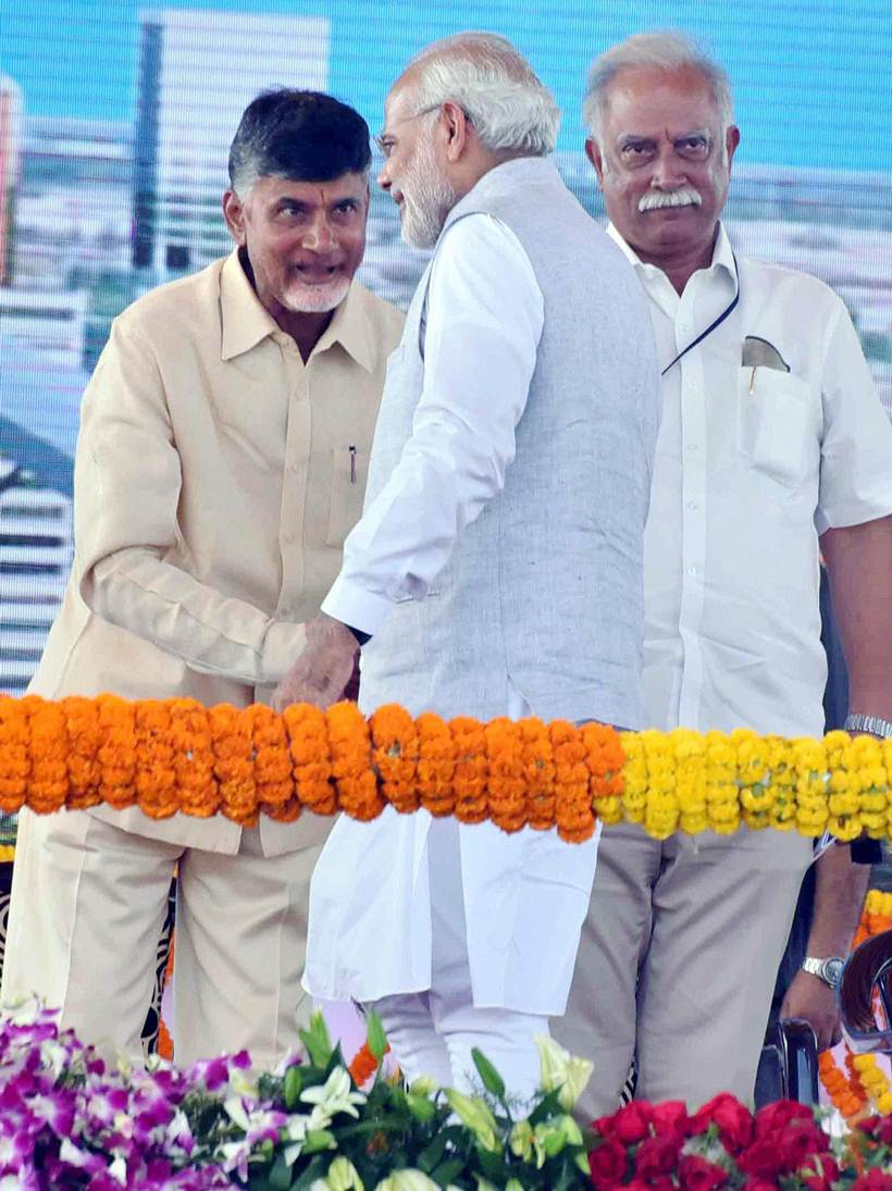 Narendra Modi, amaravati, andhra pradesh, modi, amaravati capital, chandrababu naidu, Venkaiah Naidu, Chandrashekar Rao, Narendra Modi in Amaravati, andhra capital, guntur, Modi in Andhra, andhra capital city, narendra modi, tdp, andhra new capital, andhra amaravati