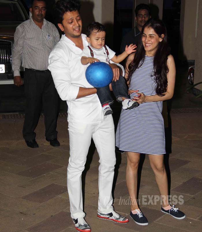 Genelia D'Souza, Riteish Deshmukh, Riaan