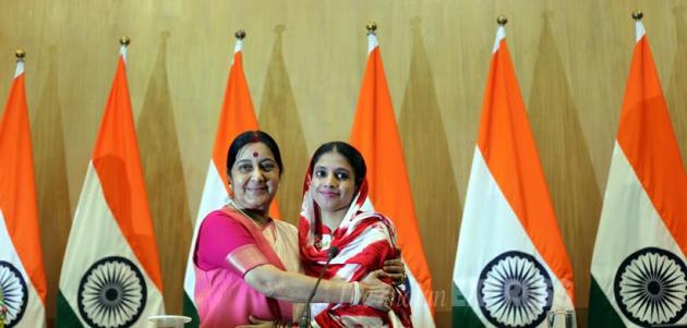 Geeta, Pakistan, India, Sushma Swaraj, Geeta Sushma Swaraj, Geeta News, Geeta Returns to india, Geeta Pakistan, Geeta Latest news, geeta in pakistan, Edhi Foundation, Indian Express