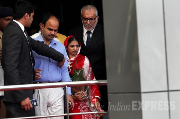 Geeta, Pakistan, India, Sushma Swaraj, Geeta Sushma Swaraj, Geeta News, Geeta Returns to india, Geeta Pakistan, Geeta Latest news, geeta in pakistan, Edhi Foundation, Indian Express