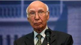 Heart of Asia, HOA, Sartaj Aziz, Aziz, Abdul bashit, Sushma swaraj, Sartaz Ajiz Amritsar, Sartaj Aziz heart of asia, Heart of Asia conference, India, Pakistan, Indo-pak, Indo-pak relations, indo-pak tensions, Nagrota attack, Pathankot attack, Uri attack, india news, indian express news