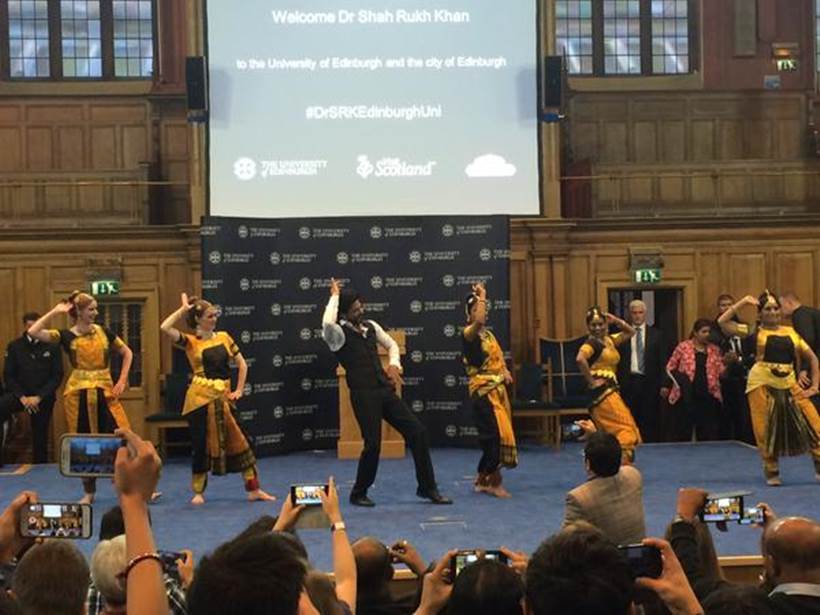 Shah Rukh Khan, Shah Rukh Khan receives doctorate, University of Edinburgh, bollywood