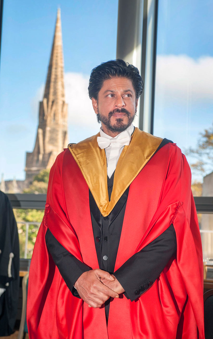 Shah Rukh Khan, Shah Rukh Khan receives doctorate, University of Edinburgh, bollywood