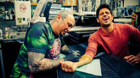 Forever Shehbaz shows his latest arm tattoo for his sher Sidharth  Shukla See PHOTO  PINKVILLA