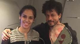 shah rukh khan, shah rukh khan saina nehwal, shah rukh khan news, saina nehwal, shah rukh khan films, shah rukh khan movies, saina nehwal news, srk saina nehwal
