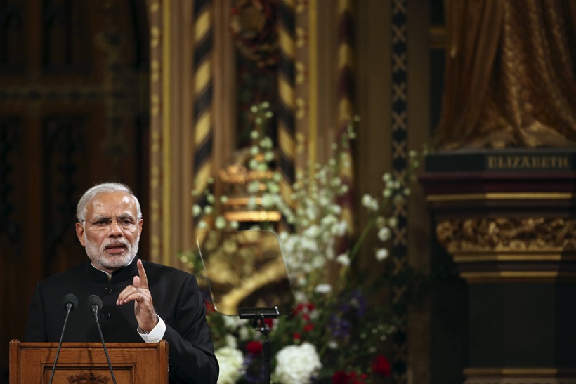 Pm Narendra Modi Gets Standing Ovation After Speech In British Parliament Picture Gallery 