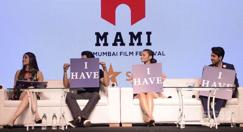 Deepika Padukone, Alia Bhatt, Sonam Kapoor, Parineeti Chopra, Kriti Sanon, MAMI, MAMI film festival, MAMI day 2, Huma Qureshi, Sridevi, Boney Kapoor, Anil Kapoor, Arjun Kapoor, Aditya Roy Kapur, Ayushmaan Khurrana, Varun Dhawan, Rishi Kapoor, Neetu Kapoor, Zoya Akhtar, Rajkumar Hirani, Dibakar Banerjee, Aftab Shivdasani, Nin Dusanj, Sunny Singh, Sonalli Sehgall, Kartik Aaryan, Nyshrat Bharucha, Ishita Raj, Omkar Kapoor, Kabir Khan, Javed Akhtar, Madhur Bhandarkar, VJ Bani