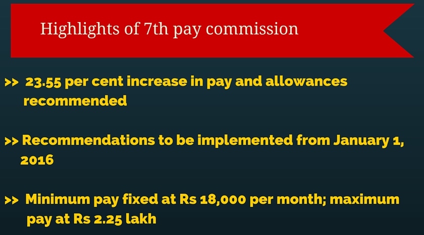 7th pay commission, seventh pay commission report, new pay commission report, 7th pay commission recommendation, pay commission suggestions, pay commission report 2015, 2016 pay commission report, arun jaitley, finance ministry, india news, latest news, salary of governtment employee, got employee salary, latest news, top stories, govt jobs,