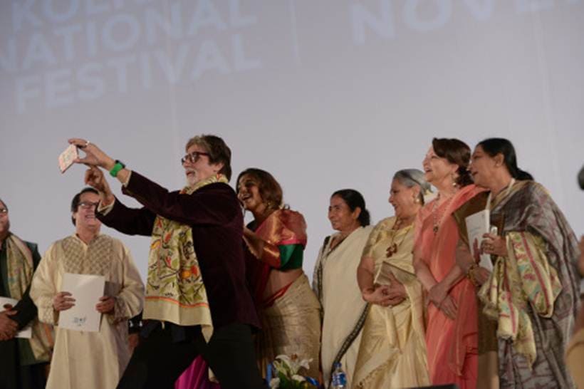 amitabh bachchan, kolkata film festival, vidya balan, jaya bachchan, sharmila tagore, mamata banerjee, kiff, big b, amitabh bachchan pictures, amitabh bachchan kolkata film festival, amitabh bachchan vidya balan, entertainment, bollywood