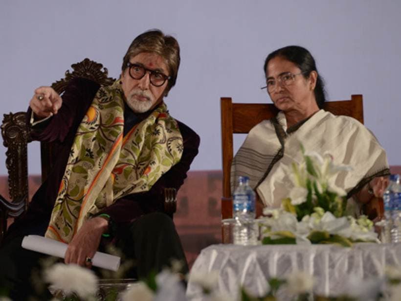 amitabh bachchan, kolkata film festival, vidya balan, jaya bachchan, sharmila tagore, mamata banerjee, kiff, big b, amitabh bachchan pictures, amitabh bachchan kolkata film festival, amitabh bachchan vidya balan, entertainment, bollywood