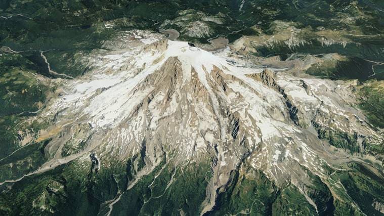 Mission images: Visualization of Mt. Rainier Image:NISAR