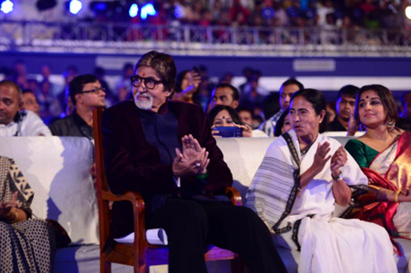 amitabh bachchan, kolkata film festival, vidya balan, jaya bachchan, sharmila tagore, mamata banerjee, kiff, big b, amitabh bachchan pictures, amitabh bachchan kolkata film festival, amitabh bachchan vidya balan, entertainment, bollywood