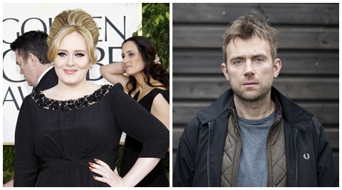 adele, Damon Albarn, adele Damon Albarn, adele news, adele songs, adele Damon Albarn, entertainment news