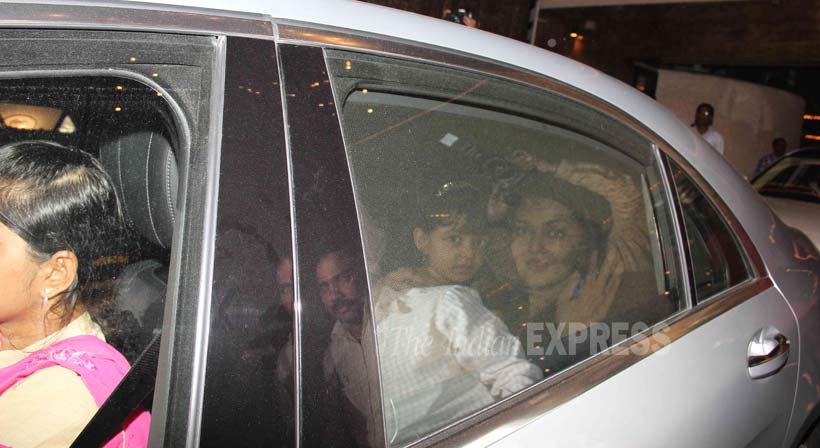 Aaradhay Bachchan, Abhishek Bachchan, Aishwarya Rai Bachchan, Amitabh bachchan, Jaya Bachchan, Shweta Nanda, Kunal Kapoor, Shilpa Shetty, Raj Kundra, Viaan Kundra, Nitara Khanna, Neelam Kothari, Sonali Kulkarni, Konkana Sen Sharma, Tara Sharma, Sonali Bendre, Raveena Tandon, Genelia D'Souza, Riteish Deshmukh, bollywood, entertainment
